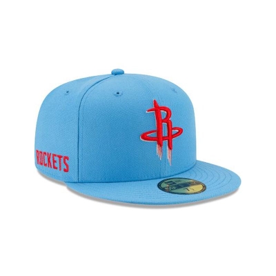 Sapca New Era Houston Rockets NBA City Edition Alt 59FIFTY Fitted - Albastri